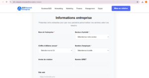 b2b-network-entreprise.fr mise relation