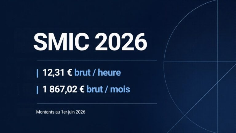 SMIC 2026 : montant brut, net, horaire et mensuel SMIC 2026 : 12,31 € brut de l’heure et 1 867,02 € brut par mois au 1er juin 2026